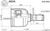 ASVA MTIP-5025 Joint Kit, drive shaft